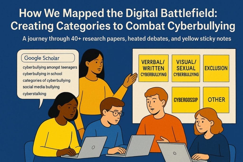 How We Mapped the Digital Battlefield: Creating Categories to Combat Cyberbullying | curaJOY Cyberbullying categories | curaJOY