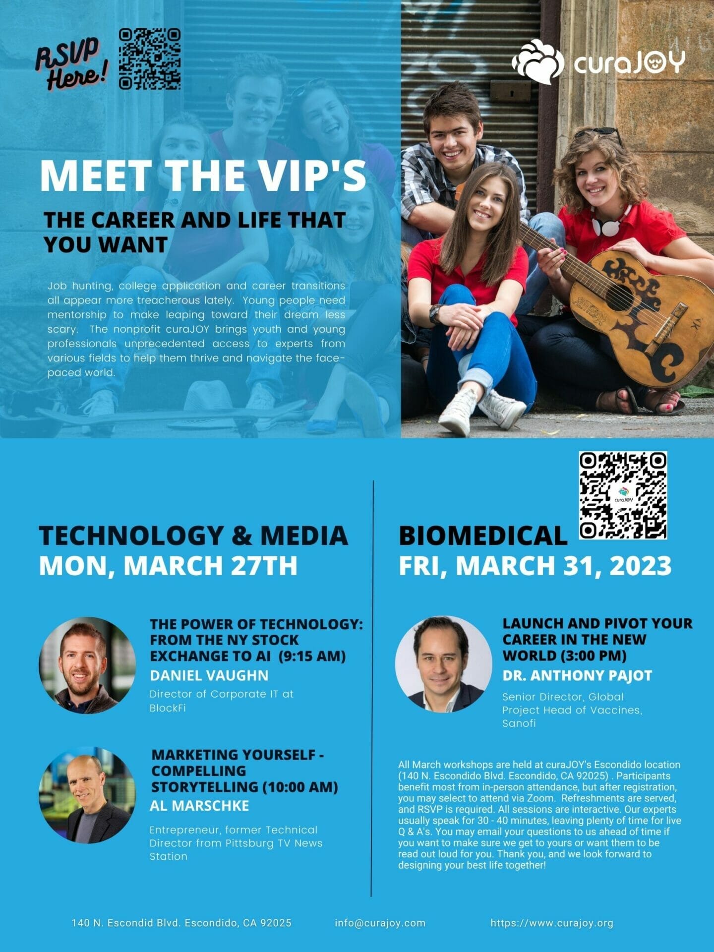 Meet the VIP's | curaJOY Meet the VIP’s