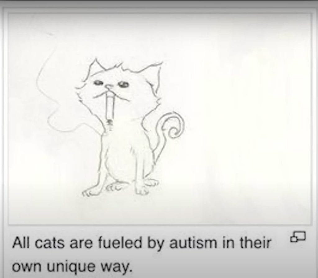A cat with a cigarette in its mouth captures the newest buzzword in quirky pet trends.